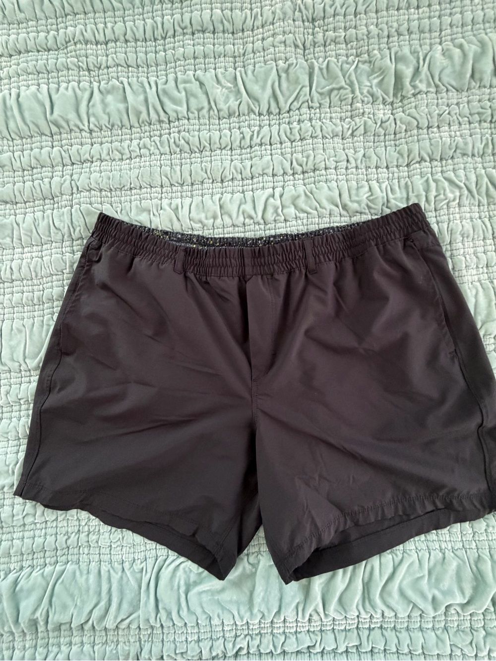 Birdie Bound Men's Black Performance Athletic Shorts with Elastic Waist-3XL